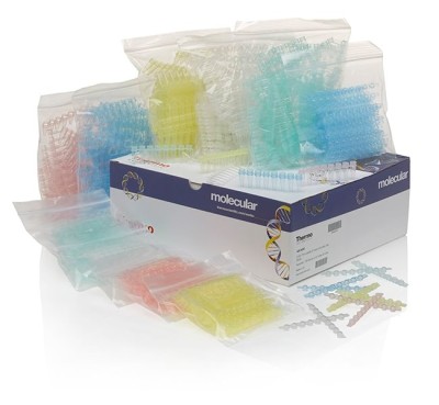 Strips of 8 Thermo-Tubes and domed caps 