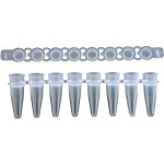 Probówki FastGene® do PCR 0,2 ml, w paskach po 8 szt. + wieczka wypukłe w paskach po 8 szt.