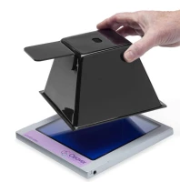 GEL DOC HOOD with safeVIEW-MINI2 Blue transilluminator
