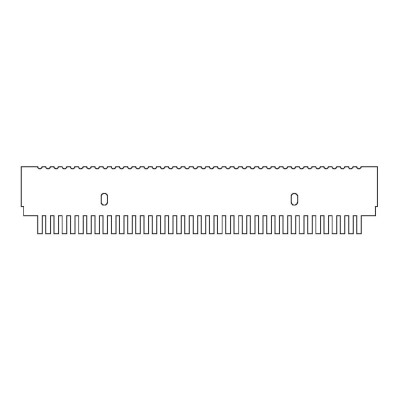 Comb 40 sample MC, 1mm thick 