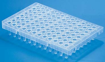 96-well ABgene Segmented PCR Plate, Semi-Skirted 