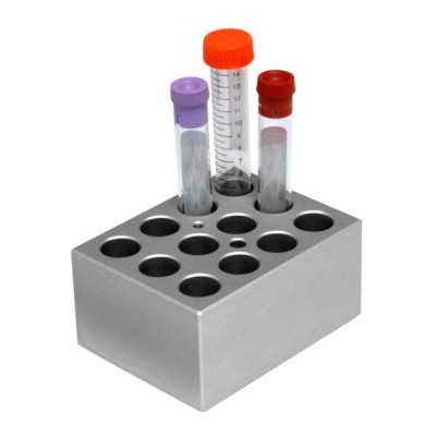 Block for 15 ml centrifuge tube, 12 wells 